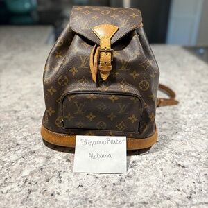 Monogram Montsouris Backpack MM